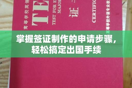 平坝掌握签证制作的申请步骤，轻松搞定出国手续